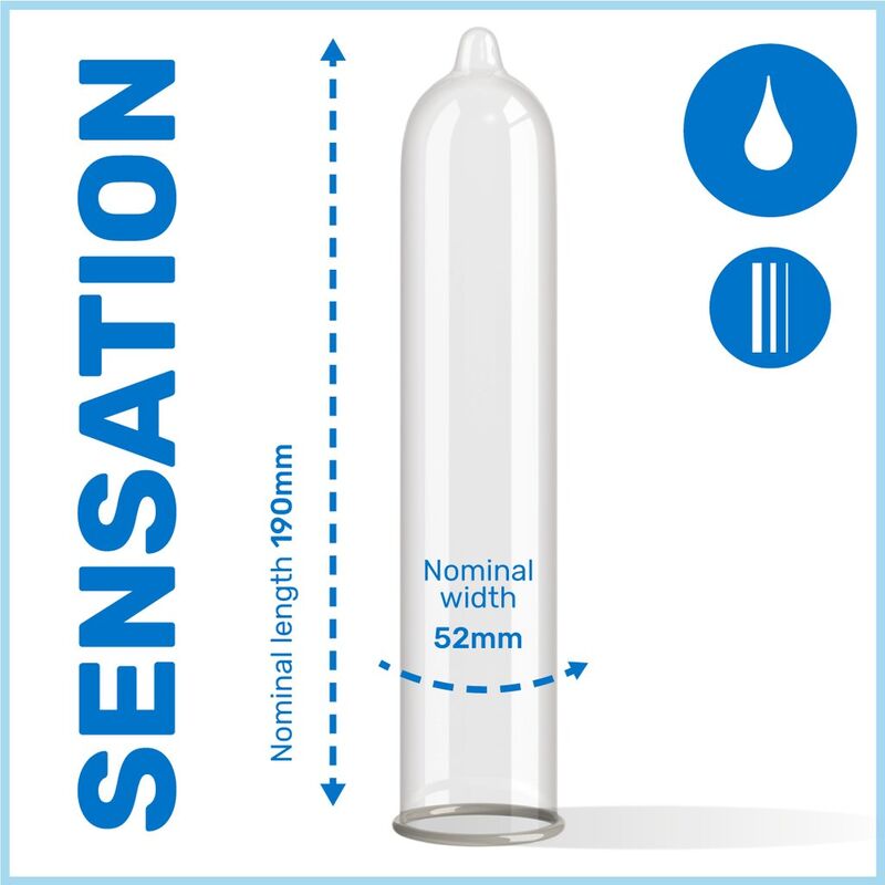 Préservatifs Ultrafins Sensitive Feel Boîte de 144 Unités - Pasante