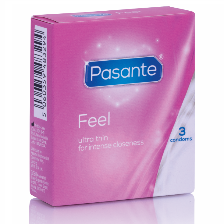 Préservatifs Ultrafins Sensitive Latex Lubrifiés - Pasante