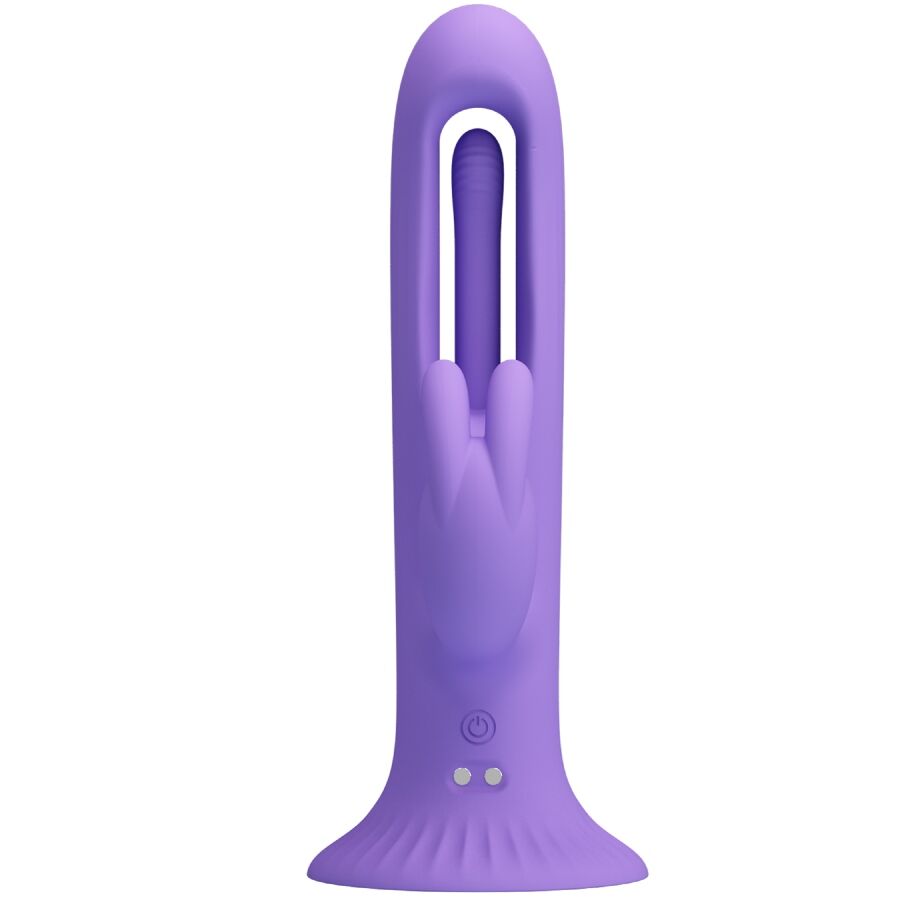 PRETTY LOVE - VIBRATEUR LAPIN KILLMOULIS 12 MODES DE VIBRATION VIOLET