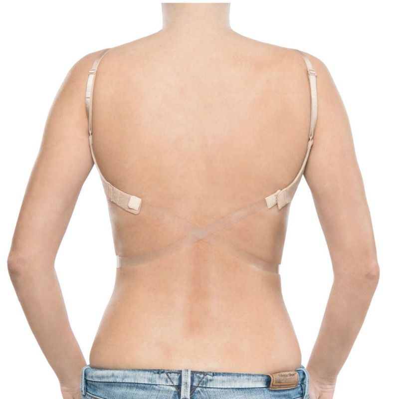 Réducteur de Bretelles Dos Nu Transparent Ajustable Taille Unique - Bye Bra