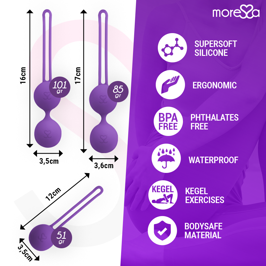 Set de Plugs Anaux Osian 3 Tailles Silicone Premium - Moressa
