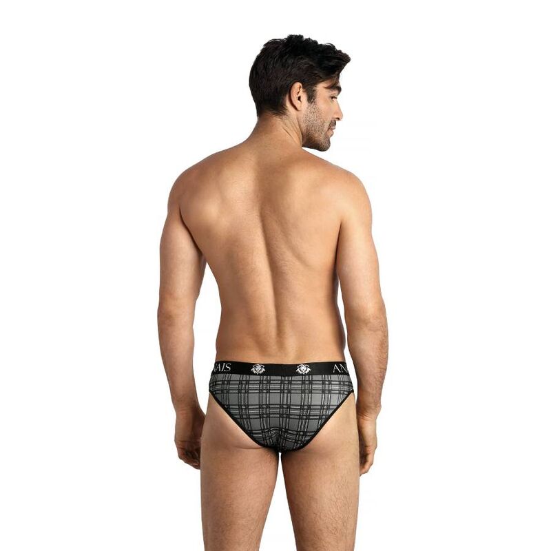 Slip Homme Balance Microfibre Imprimé Carreaux - Anais Men