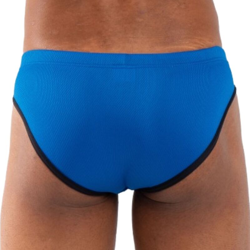 Slip Homme Fantaisie Bleu Transparences et Paillettes - Burn