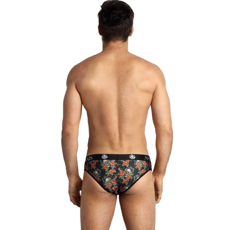 Slip Homme Power Imprimé Roses et Têtes de Mort Modal Doux - Anais Men
