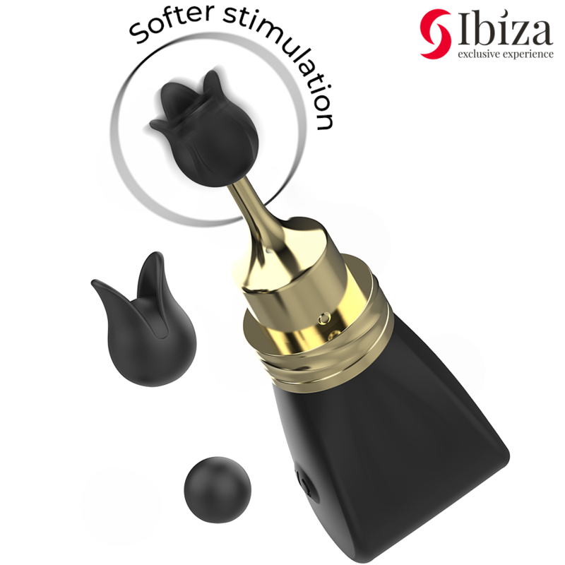 Stimulateur Clitoridien 3 Têtes Bow Forme Arc Silicone - Ibiza Technology
