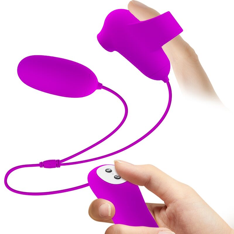 Stimulateur Clitoridien Bullet Vibrant et Ventouse 12 Fonctions - Pretty Love