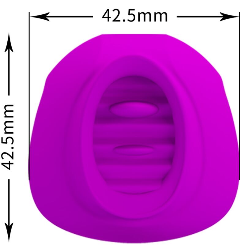 Stimulateur Clitoridien Estelle Tongue Langue Vibrante 12 Modes Rechargeable - Pretty Love