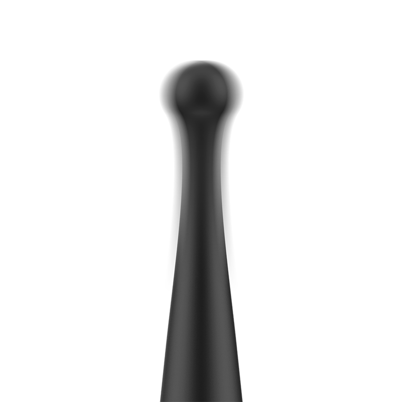 Stimulateur Clitoridien Kenneth Embout Arrondi 10 Modes - Black&Silver