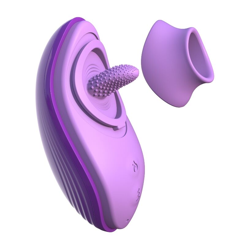 Stimulateur Clitoridien Langue Vibrante Chauffant Her Fun Tongue 7 Modes - Fantasy