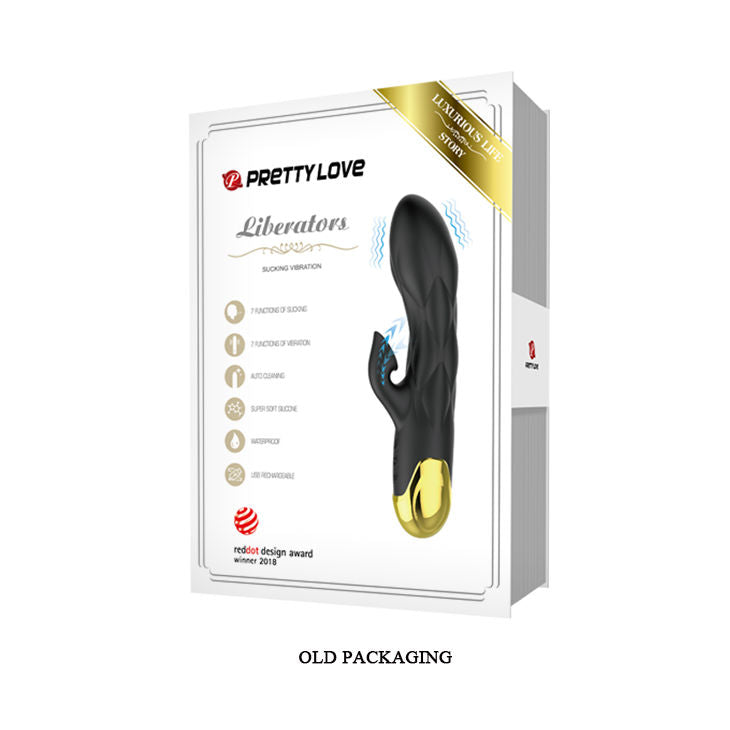 Stimulateur Clitoridien Naughty Vibration et Aspiration 7+7 Modes - Pretty Love