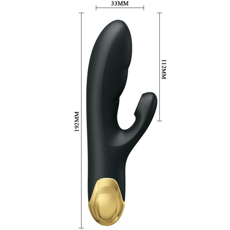 Stimulateur Clitoridien Naughty Vibration et Aspiration 7+7 Modes - Pretty Love