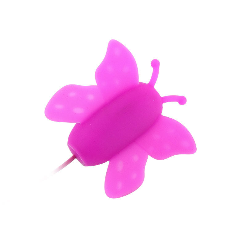 Stimulateur Clitoridien Papillon Télécommandé 12 Vitesses Étanche Lilas - Baile