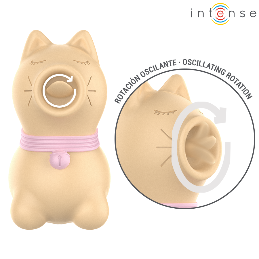 Stimulateur Clitoridien Toulouse Langue Rotative 360° Rechargeable - Intense Fun Toys