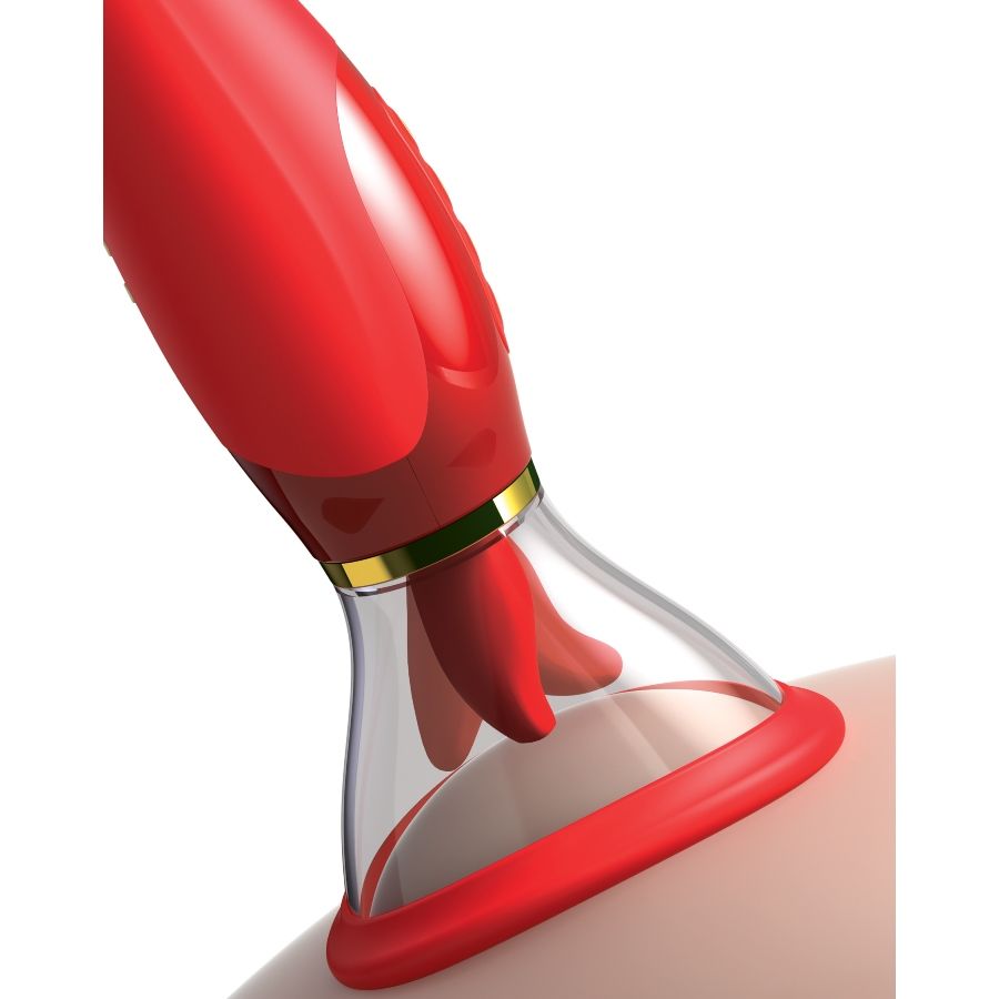 Stimulateur Clitoridien Ultimate Pleasure Édition Or 24K Succion & Langue - Fantasy