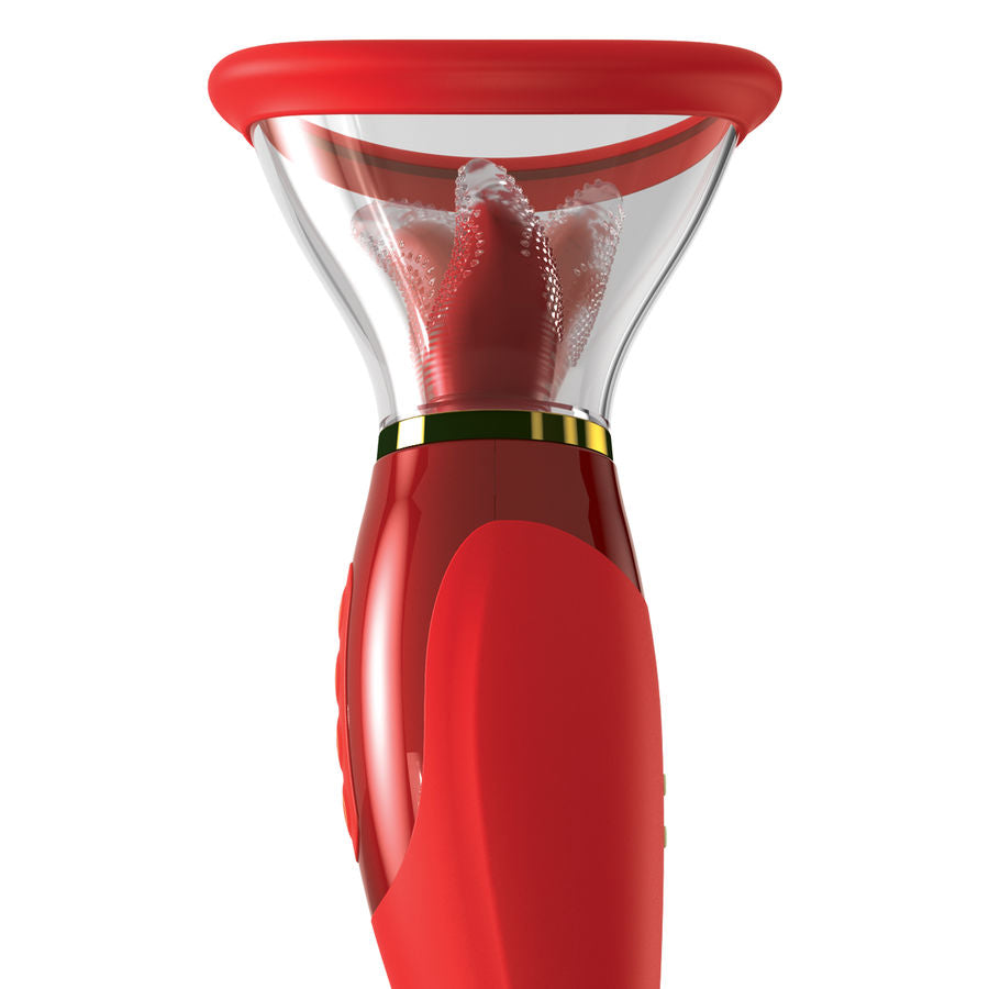 Stimulateur Clitoridien Ultimate Pleasure Édition Or 24K Succion & Langue - Fantasy