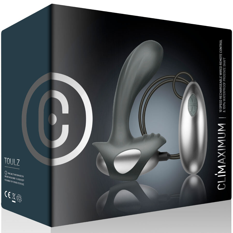 Stimulateur de Prostate Vibrant Toulz Filaire 10 Modes IPX7 - Climaximum