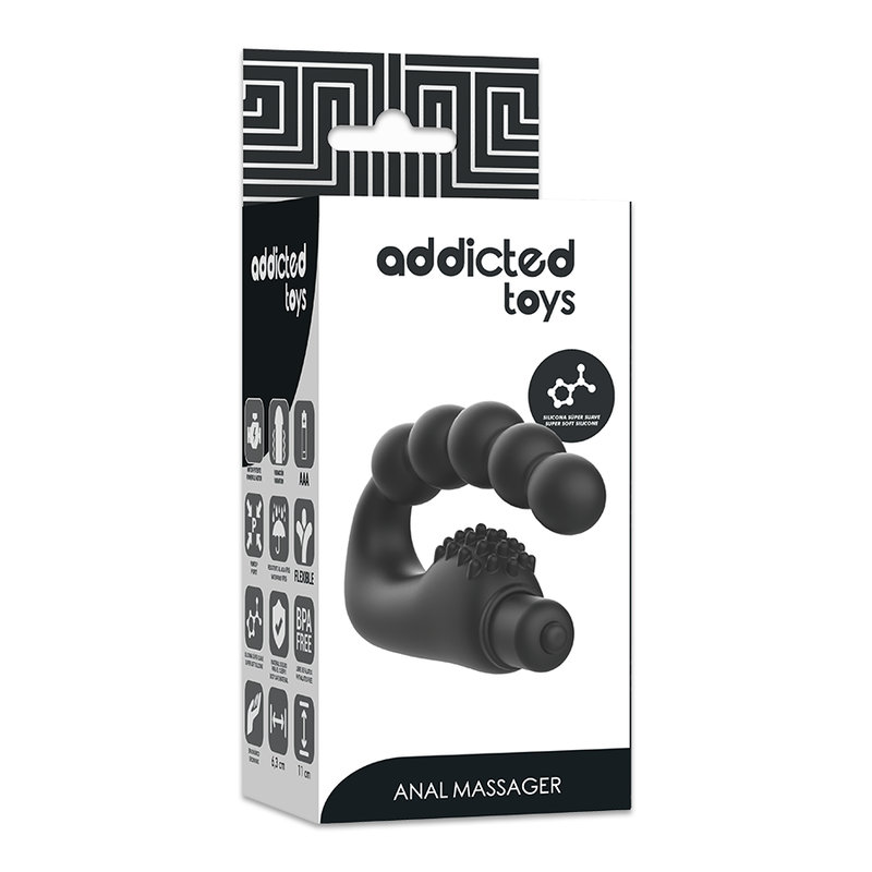 Stimulateur Prostatique Vibrant Flexible Silicone Étanche - Addicted Toys