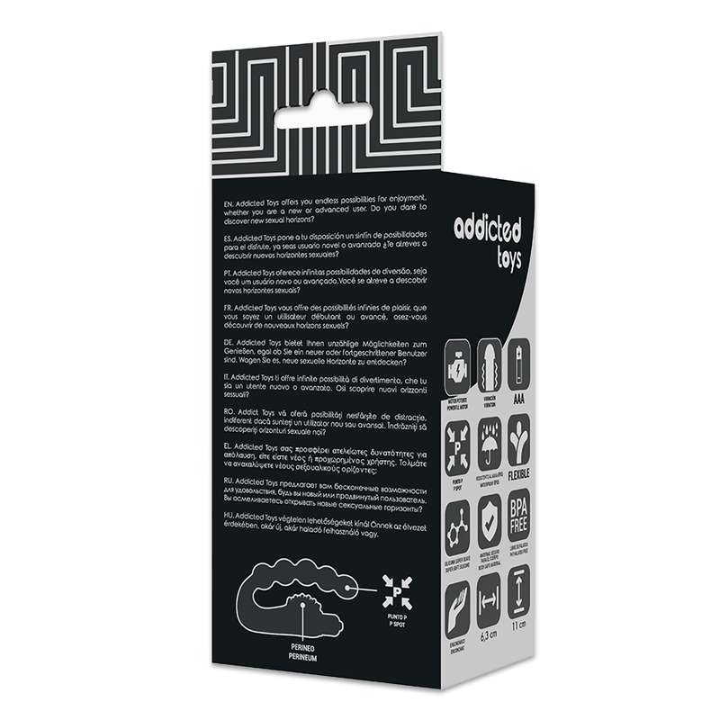 Stimulateur Prostatique Vibrant Flexible Silicone Étanche - Addicted Toys