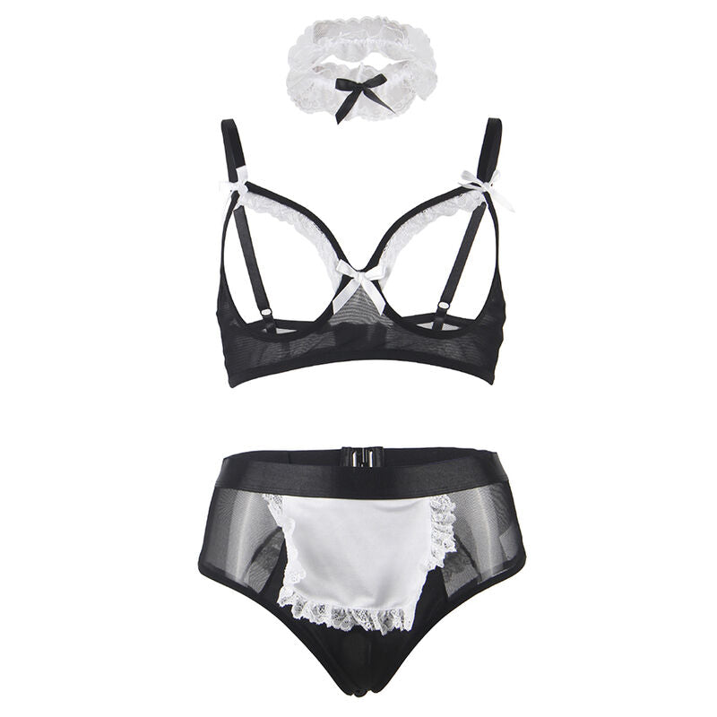 Servante sexy bicolore — costume érotique Subblime