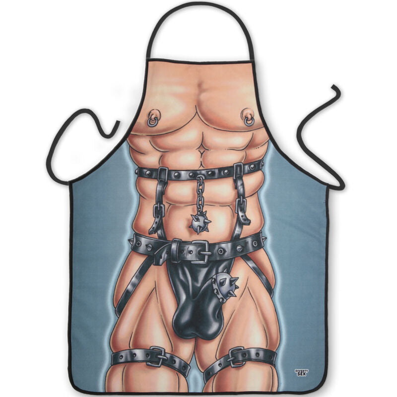 Tablier Humoristique Coquin pour Homme Sangles Réglables - Diablo Picante