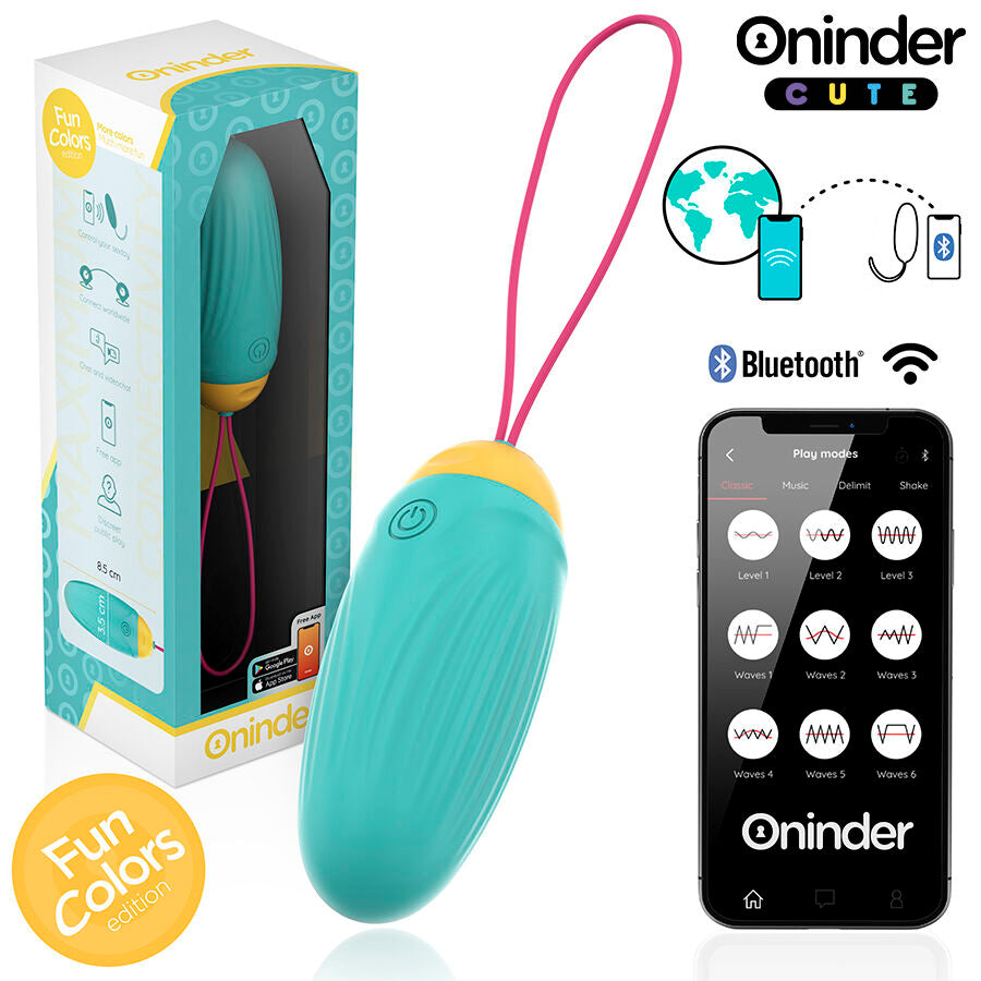 Œuf Vibrant Connecté Cute Vibrations et Tapotements App Gratuite - Oninder