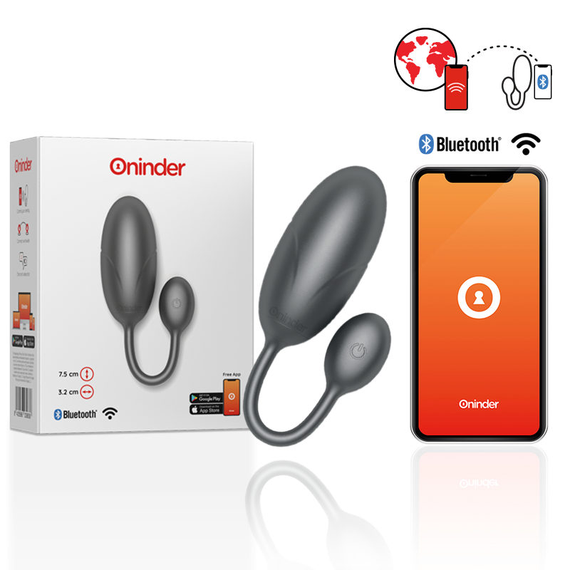 Œuf Vibrant Connecté Tokyo App Gratuite Silicone Rechargeable - Oninder