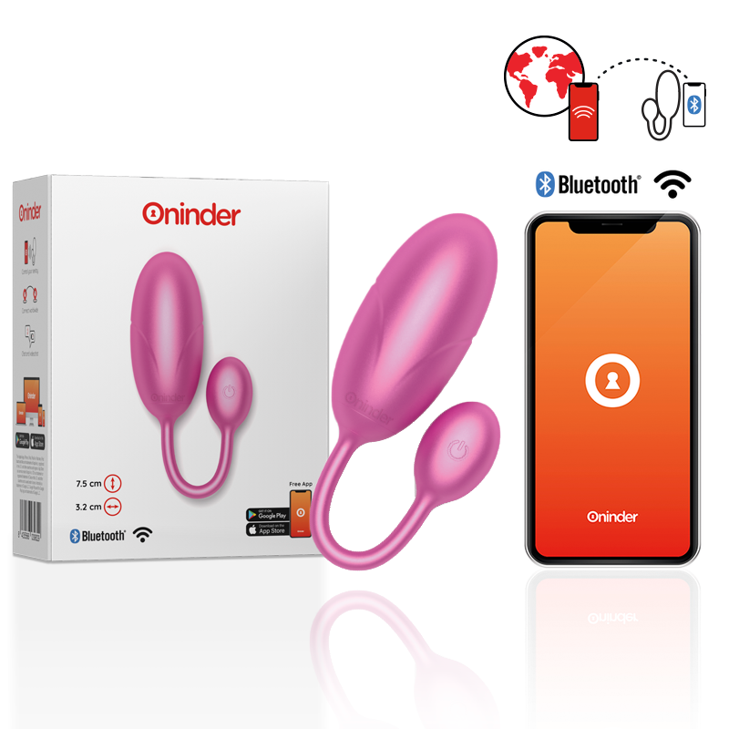 Œuf Vibrant Connecté Tokyo App Gratuite Silicone Rechargeable - Oninder