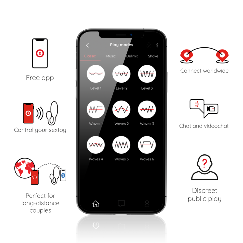 Œuf Vibrant Connecté Tokyo App Gratuite Silicone Rechargeable - Oninder