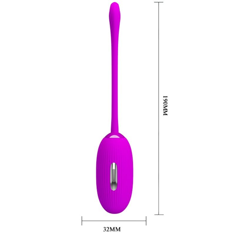 Œuf Vibrant Électrostimulation Shock Fun 7 Modes Télécommande - Pretty Love