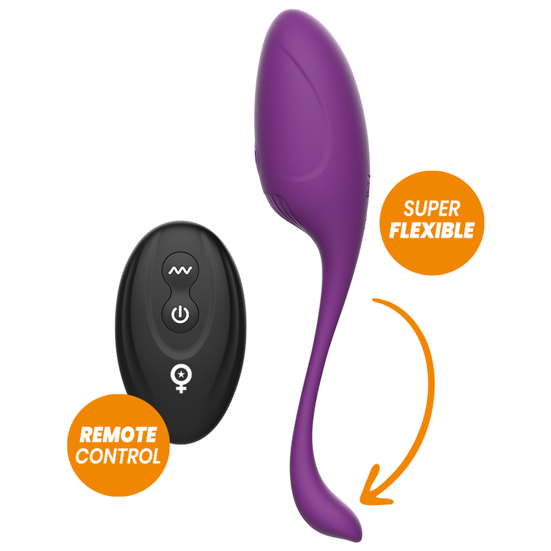 Œuf Vibrant Rewovo Télécommande Sans Fil 10 Modes Rechargeable - Rewolution