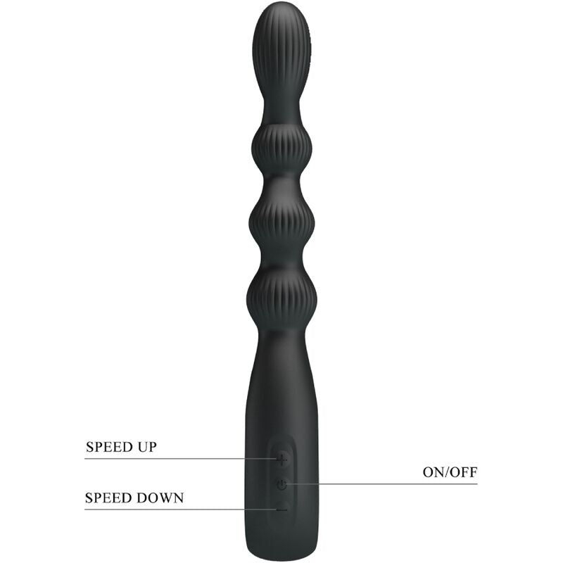 Vibromasseur Anal Federer Flexible 12 Vibrations Rechargeable - Pretty Love