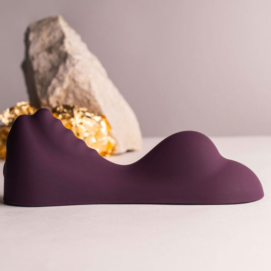 Vibromasseur Assis Mains Libres Ruby Glow 10 Vitesses Violet - Rocks-Off