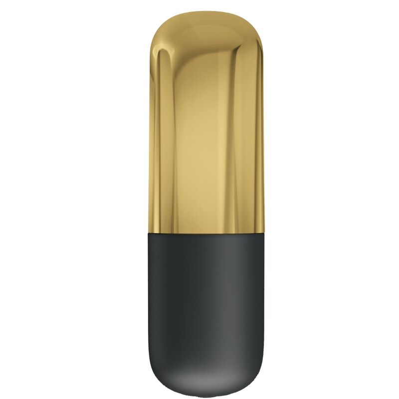 Vibromasseur Bullet Rechargeable Doré 12 Modes Compact - Pretty Love