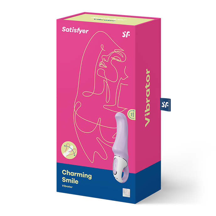 Vibromasseur Charming Smile Vibes 12 Modes Submersible Rechargeable - Satisfyer