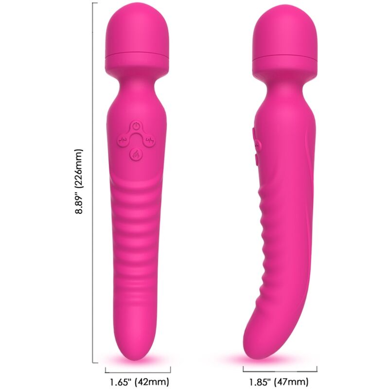 Vibromasseur Chauffant Mission - 2x9 Modes Effet Chaleur - Armony