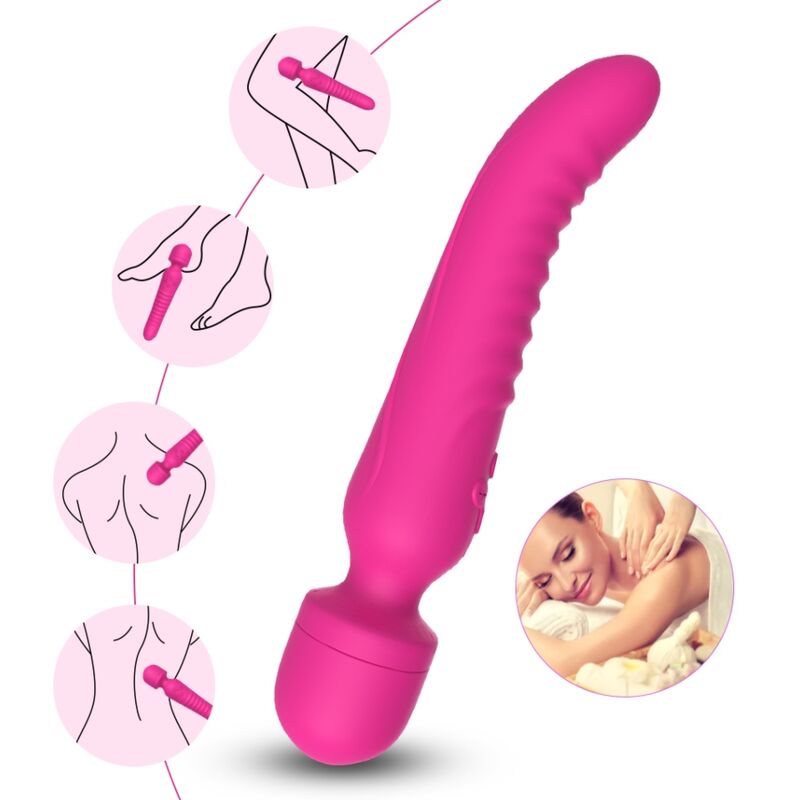 Vibromasseur Chauffant Mission - 2x9 Modes Effet Chaleur - Armony