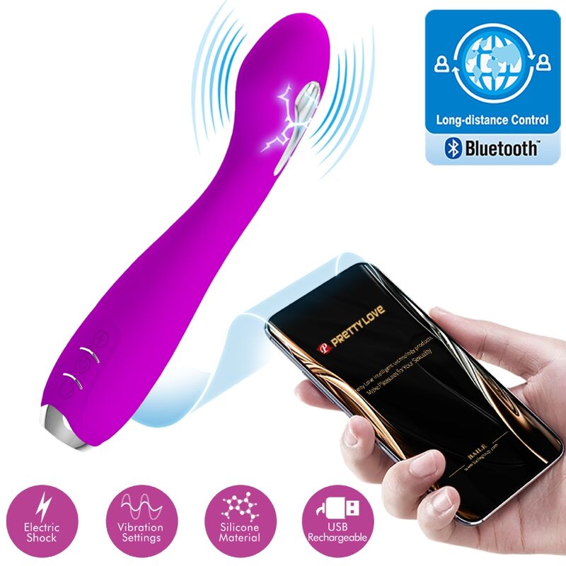 Vibromasseur Connecté Hector Électrostimulation 12 Vibrations App - Pretty Love
