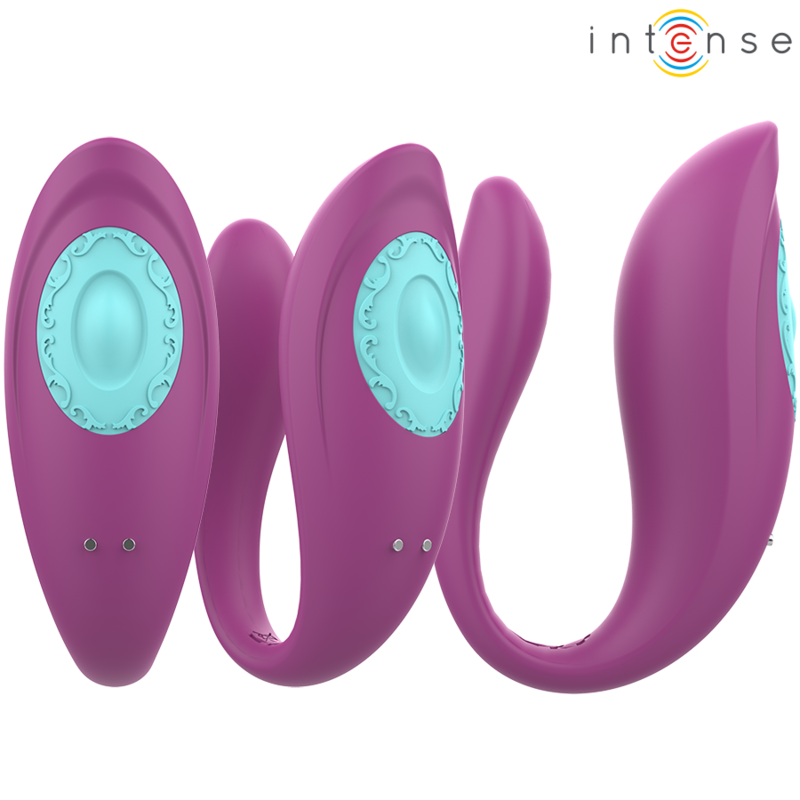 Vibromasseur Couple Annie Forme en U 10 Modes Télécommande - Intense