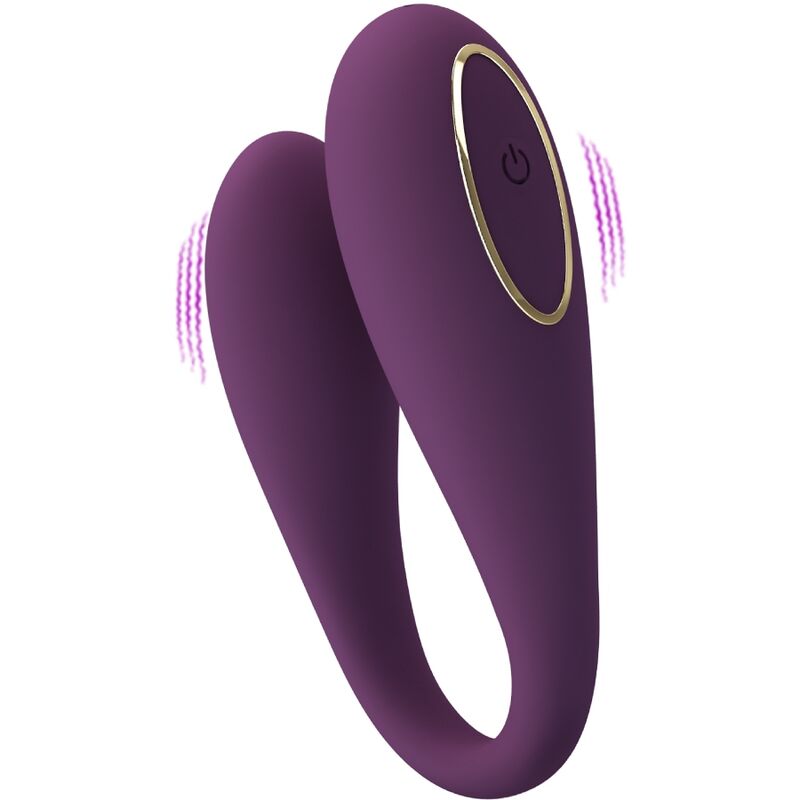 Vibromasseur Couple Connecté August Double Stimulation 12 Modes - Pretty Love