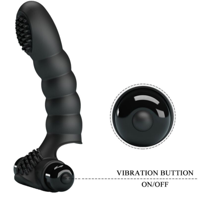 Vibromasseur Doigt Alexander 10 Vibrations Silicone - Pretty Love
