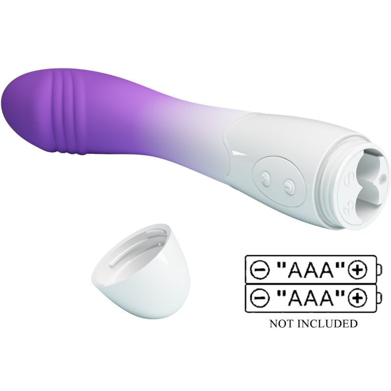 Vibromasseur Point G Elemental Incurvé 30 Vibrations Silicone - Pretty Love