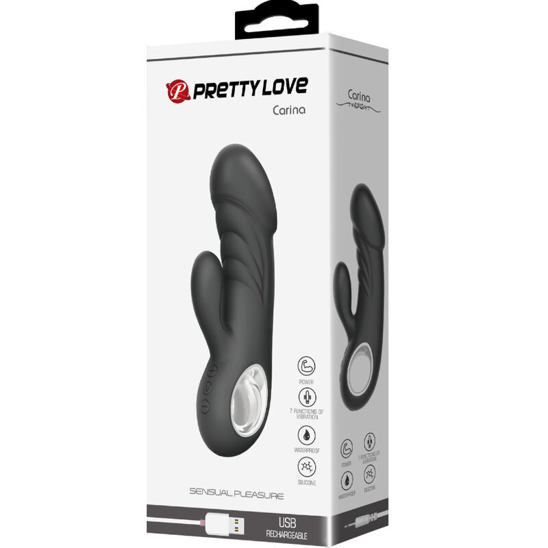 Vibromasseur Point G et Clitoris Ansel 7 Modes Rechargeable - Pretty Love