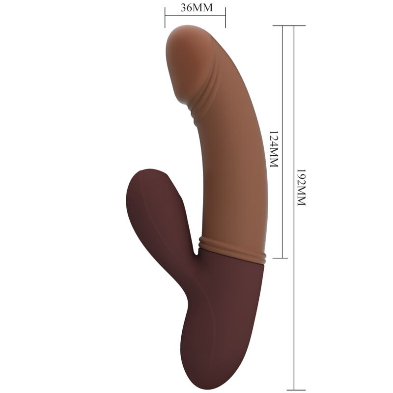 Vibromasseur Point G et Suceur Kane 7 Modes Rechargeable - Pretty Love