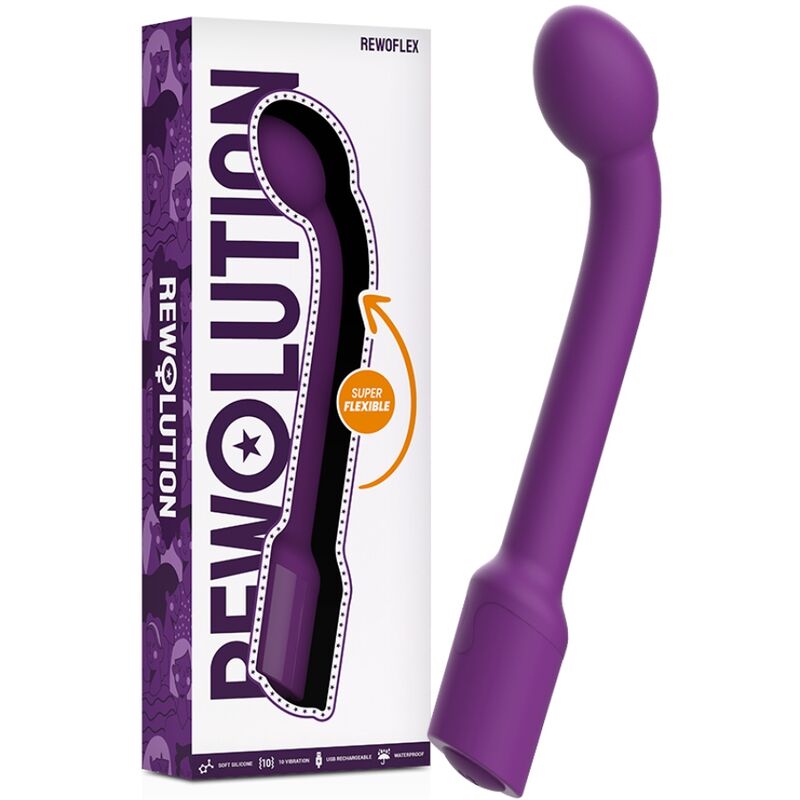 Vibromasseur Point G Flexible Rewoflex Moteur Rewobattery+ Puissant - Rewolution