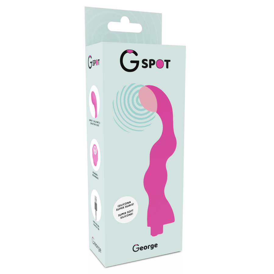 Vibromasseur Point G George Rechargeable 10 Modes IPX6 - G-Spot