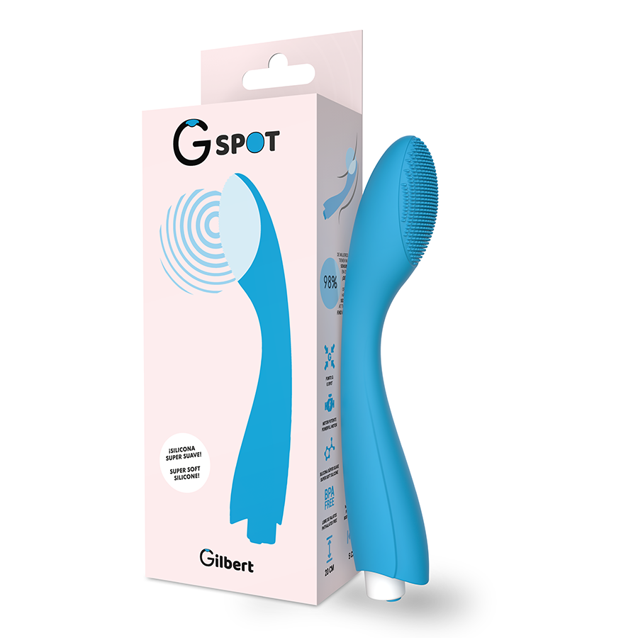 Vibromasseur Point G Gylbert Silicone Flexible 10 Modes Rechargeable - G-Spot