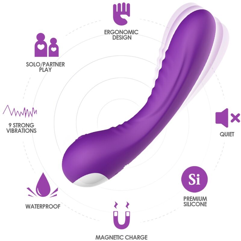 Vibromasseur Point G Legend - Compact Flexible 9 Modes - Armony