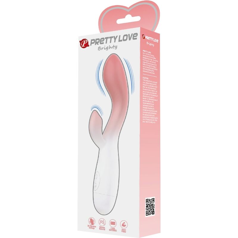 Vibromasseur Point G Lumineux Stimulateur Clitoris 30 Vibrations - Pretty Love