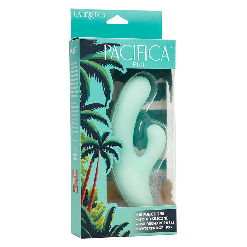 Vibromasseur Point G Pacifica Fiji 10 Vibrations Double Moteur IPX7 - CalExotics