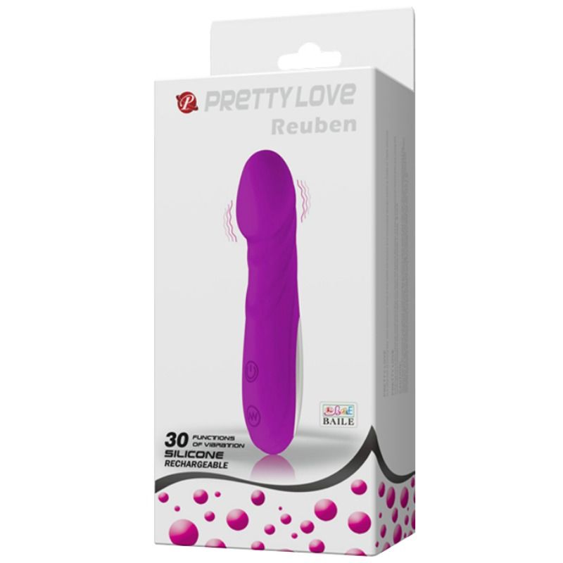 Vibromasseur Point G Reuben Pointe Pétale 30 Modes Rechargeable - Pretty Love